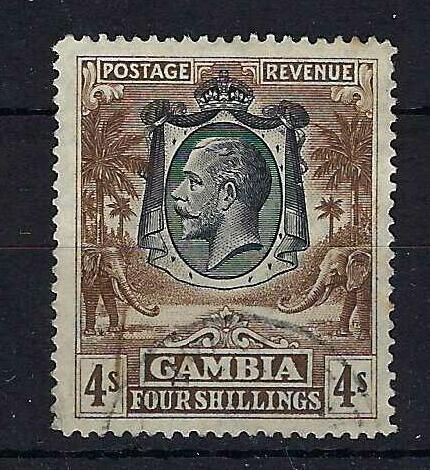 Image of Gambia SG 140 FU British Commonwealth Stamp